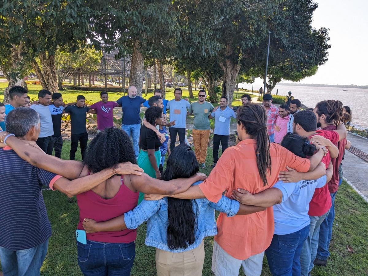 Membros da Refloramaz em uma oficina © Ianca Moreira, Refloramaz